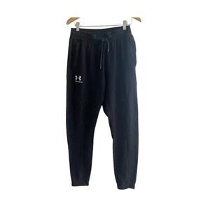 Under Armour Men’s Fleece Joggers Charcoal Grey Speckled White Size Medium